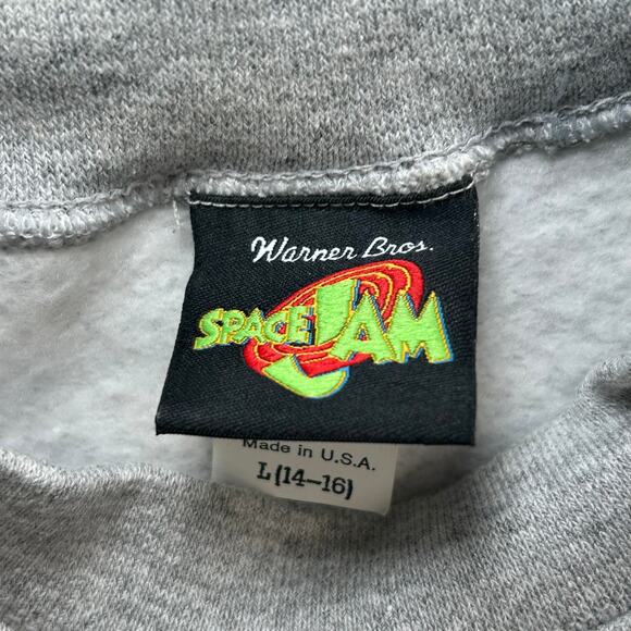 Vintage 1996 Space Jam Crewneck Sweatshirt Warner Bros Movie Promo USA Rare - Picture 6 of 14